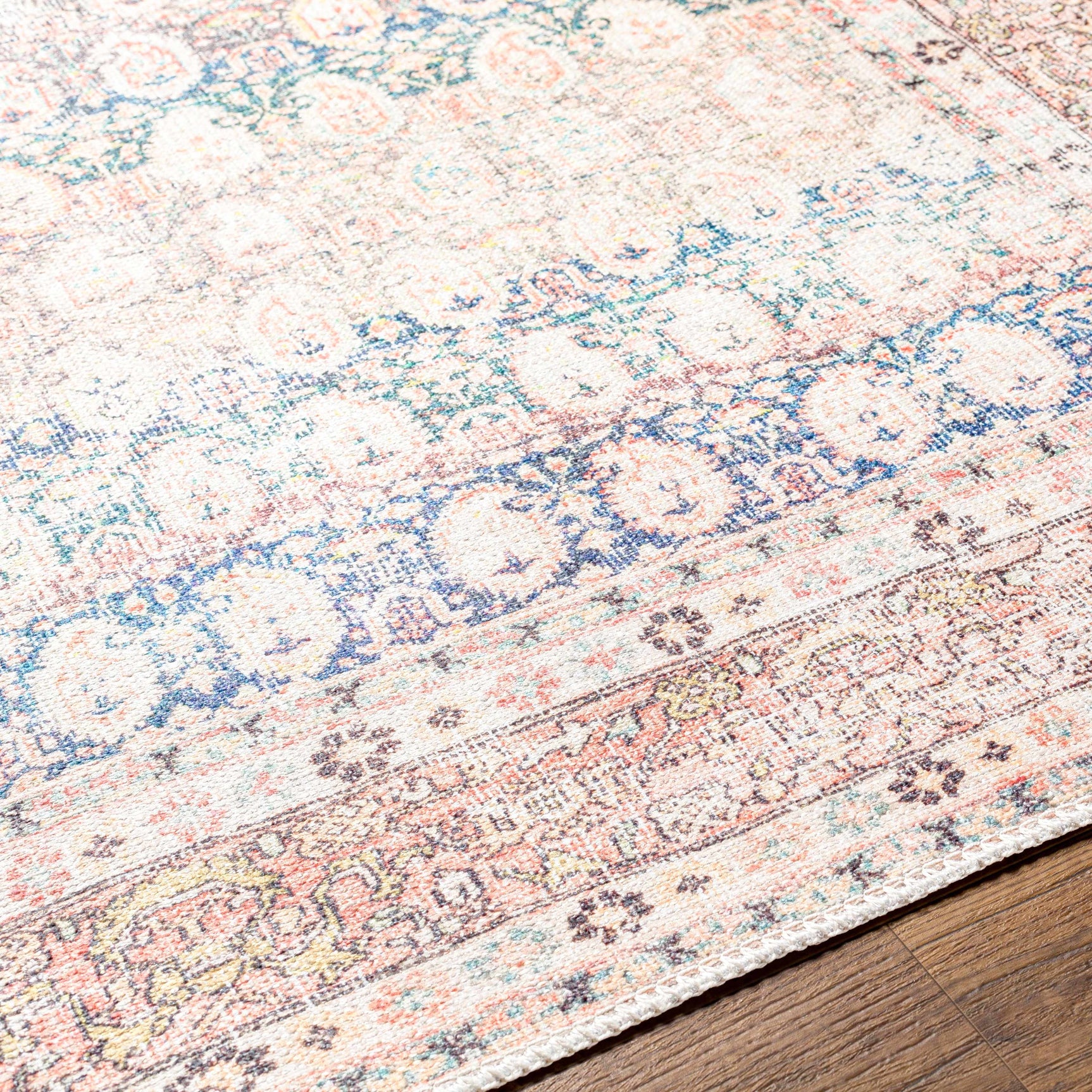 Maligaya Distressed Washable Rug - Clearance - Ornate Home