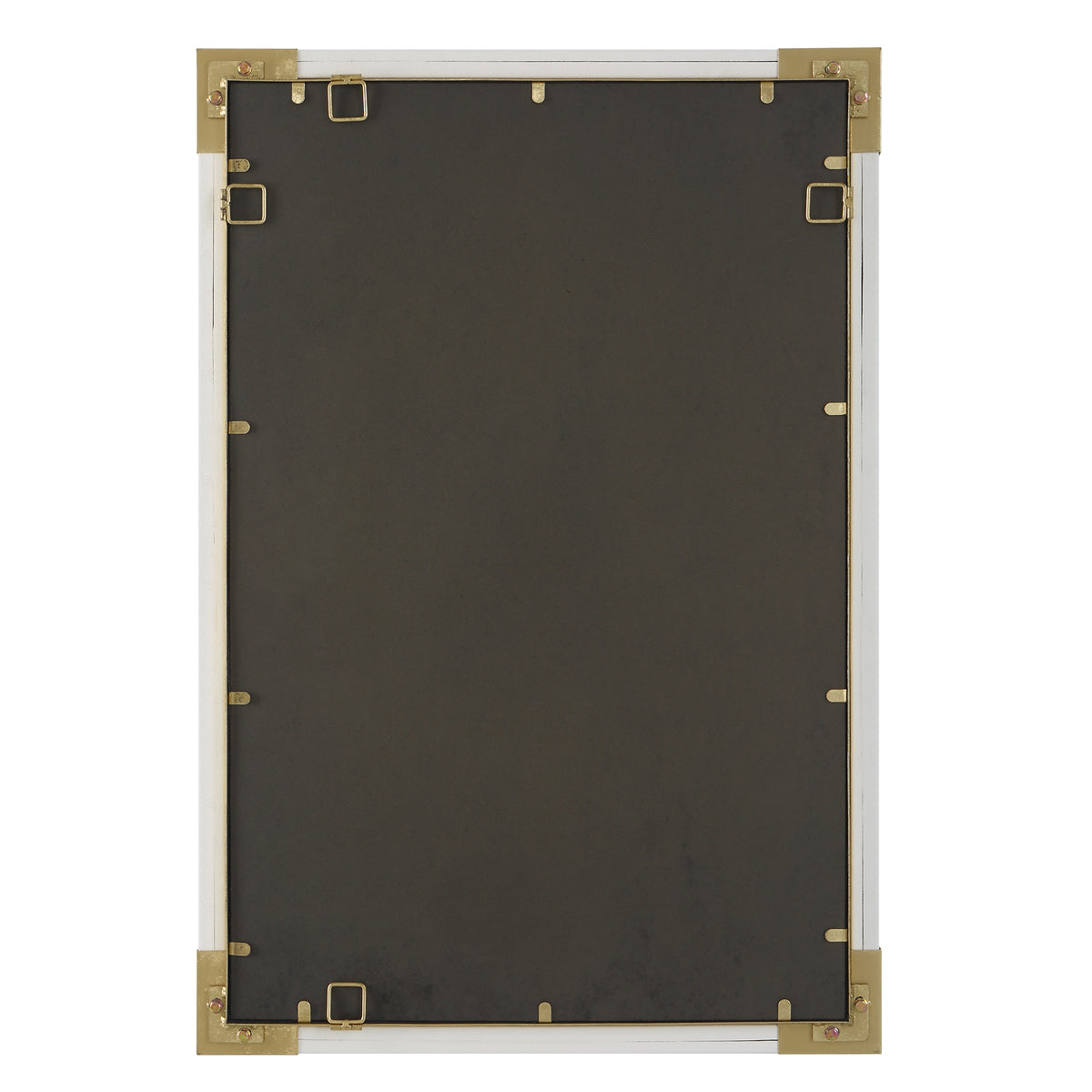 Malik White/Gold Mirror - Ornate Home