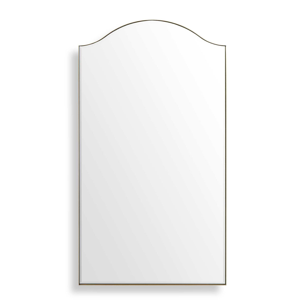 Mallorca Brass Arch Mirror - Ornate Home