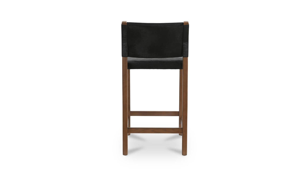 Malone Black Hair On Hide Counter Stool - Ornate Home