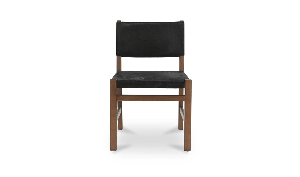 Malone Black Hair On Hide Dining Chair - Ornate Home