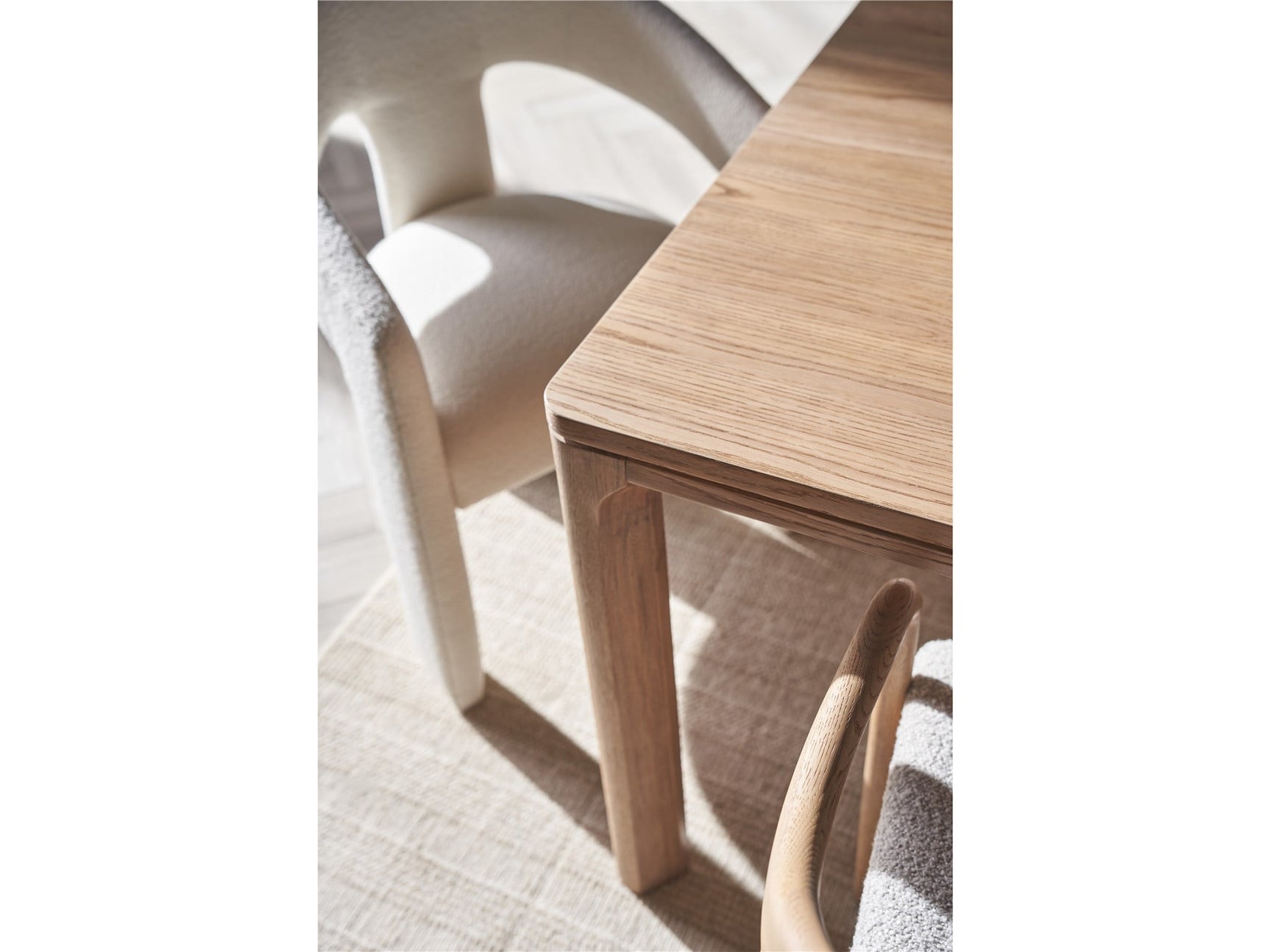 Malone Natural Oak Dining Table - Ornate Home
