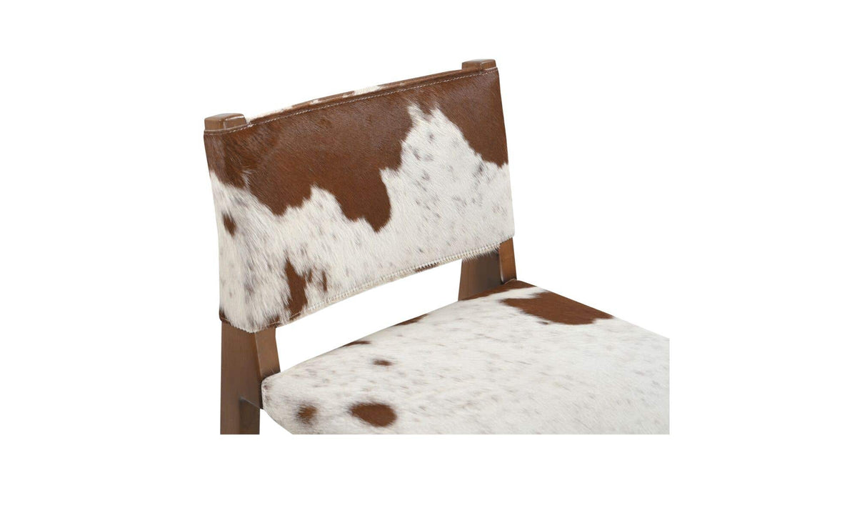 Malone Speckled Hair On Hide Counter Stool - Ornate Home