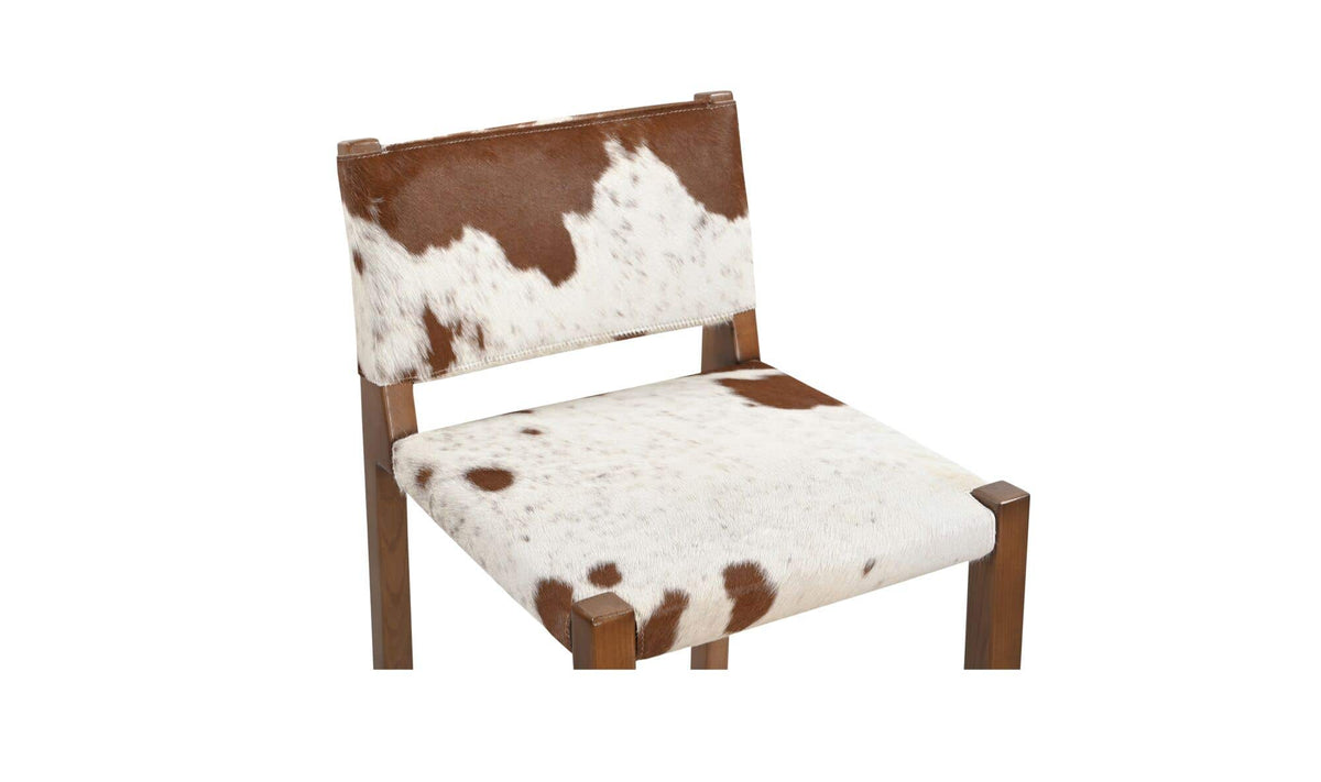 Malone Speckled Hair On Hide Counter Stool - Ornate Home
