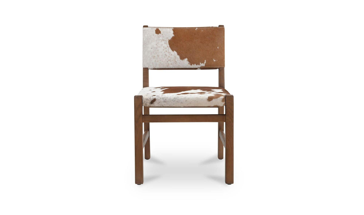 Malone Speckled Hair On Hide Dining Chair - Ornate Home