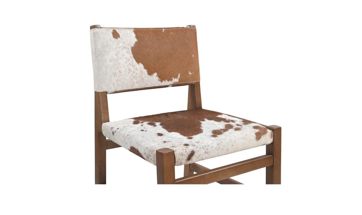 Malone Speckled Hair On Hide Dining Chair - Ornate Home