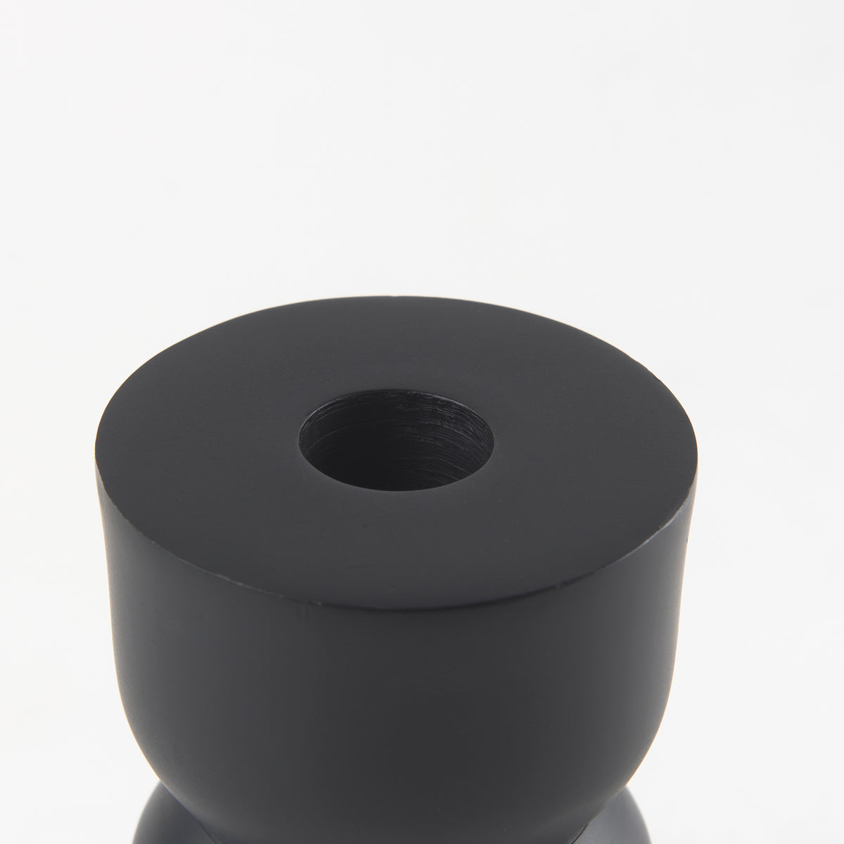 Malta Black Large Metal Candle Holder - Ornate Home