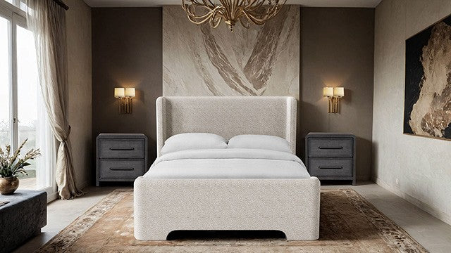 Malvern Taupe Eastern King Bed - Ornate Home