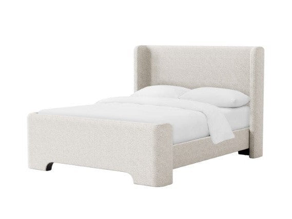 Malvern Taupe Queen Bed - Ornate Home