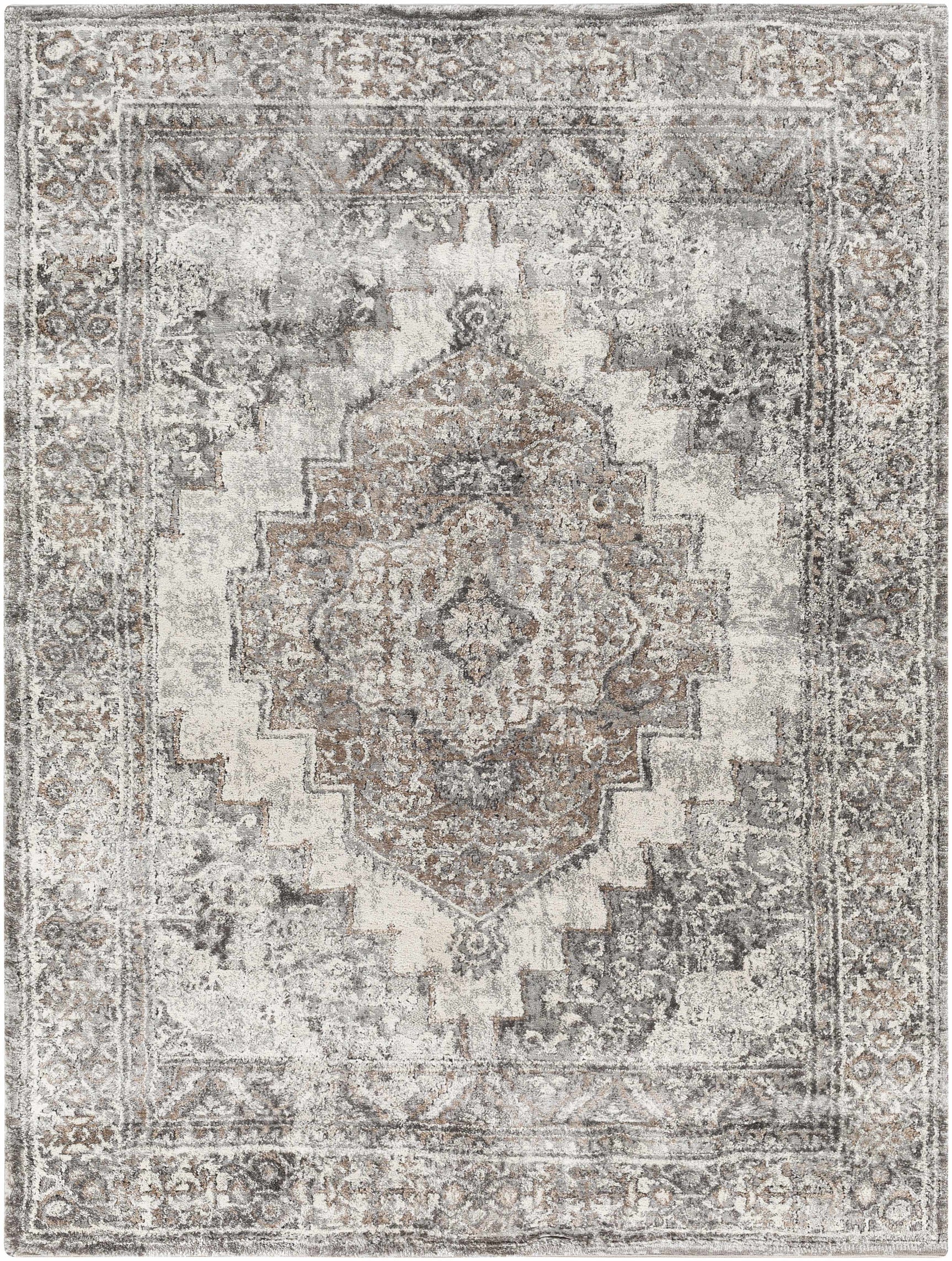 Manaring Charcoal Luxe Thick Area Rug - Ornate Home