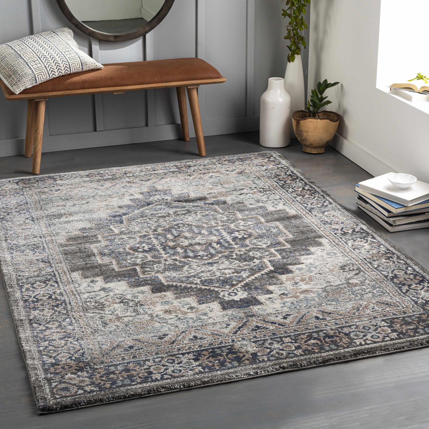 Manaring Luxe Thick Area Rug - Ornate Home