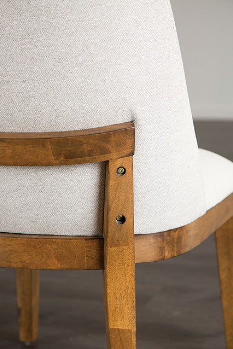 Mandal Chestnut/White Side Chair (Set of 2) - Ornate Home