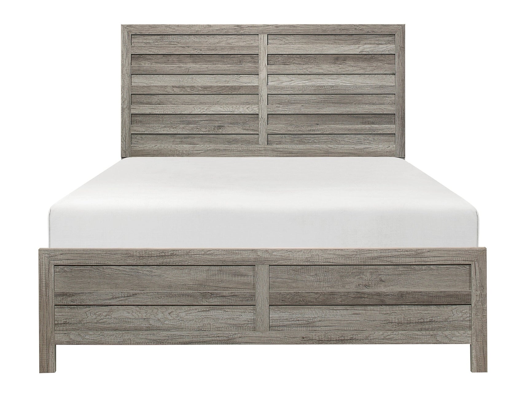 Mandan Weathered Gray Full Bed - Ornate Home