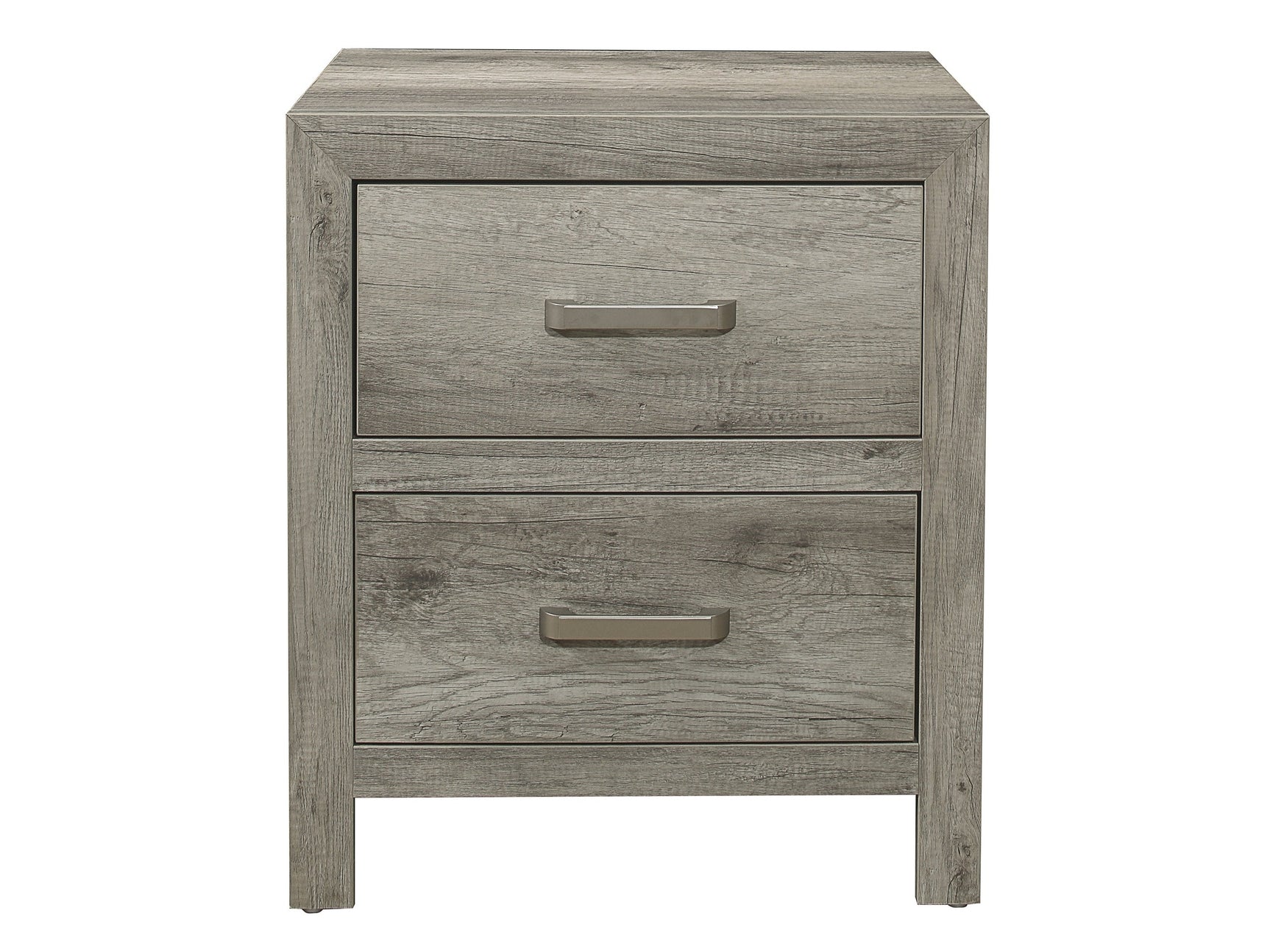 Mandan Weathered Gray Nightstand - Ornate Home