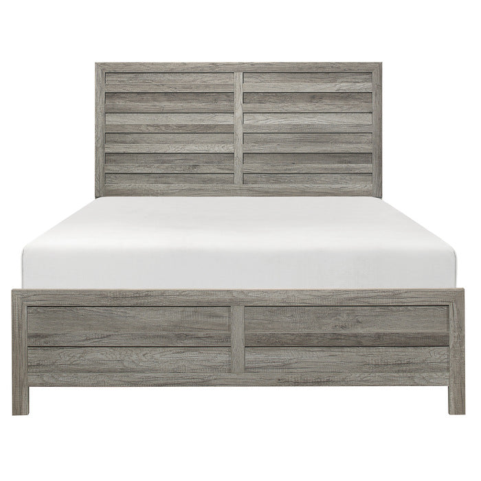 Mandan Weathered Gray Queen Bed - Ornate Home