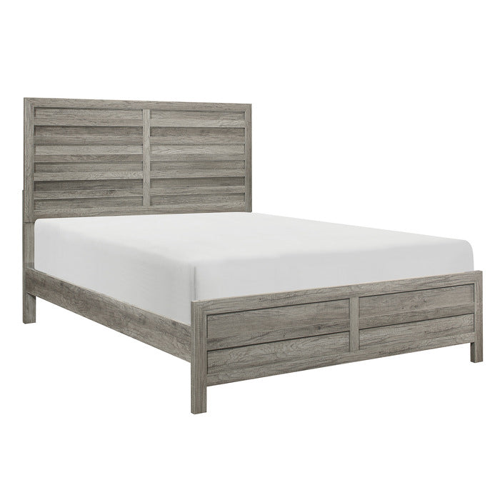 Mandan Weathered Gray Queen Bed - Ornate Home