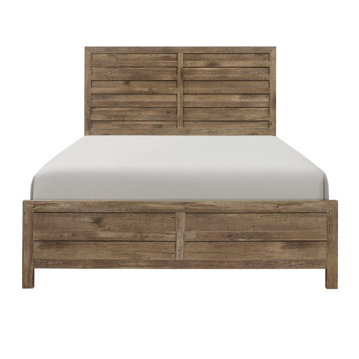Mandan Weathered Pine Eastern King Bed - Ornate Home