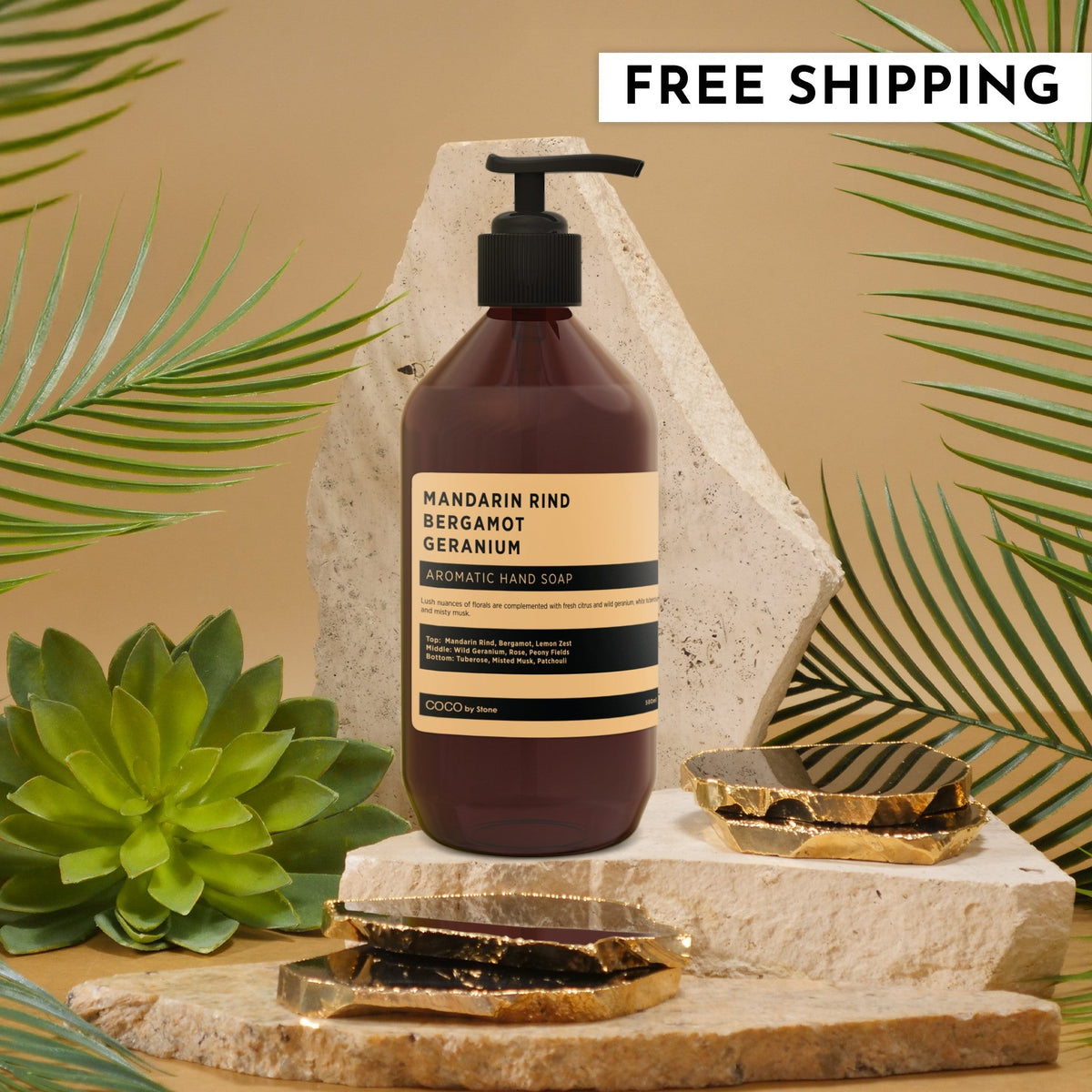 Mandarin Rind | Bergamot | Geranium Hand Soap - Ornate Home