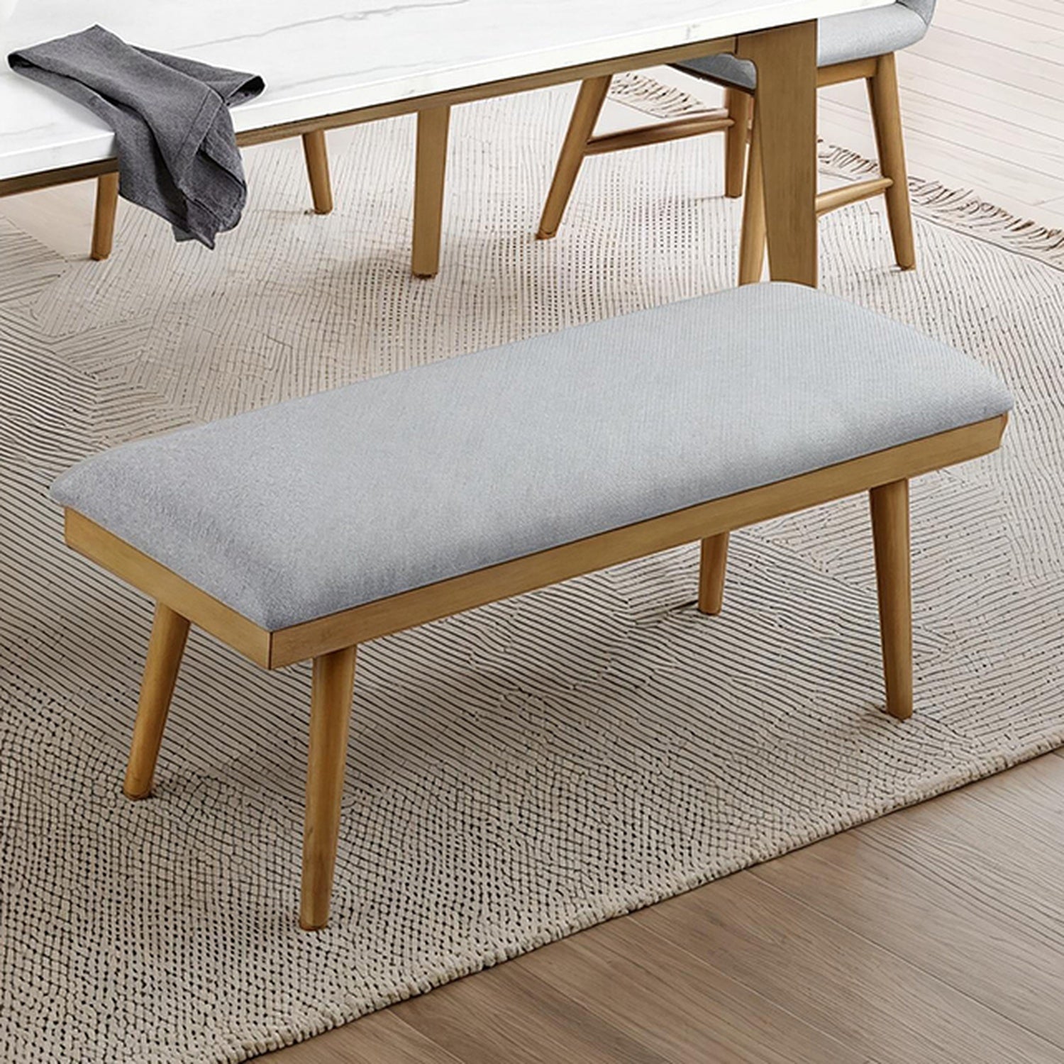 Mandier Natural Dining Bench - Ornate Home