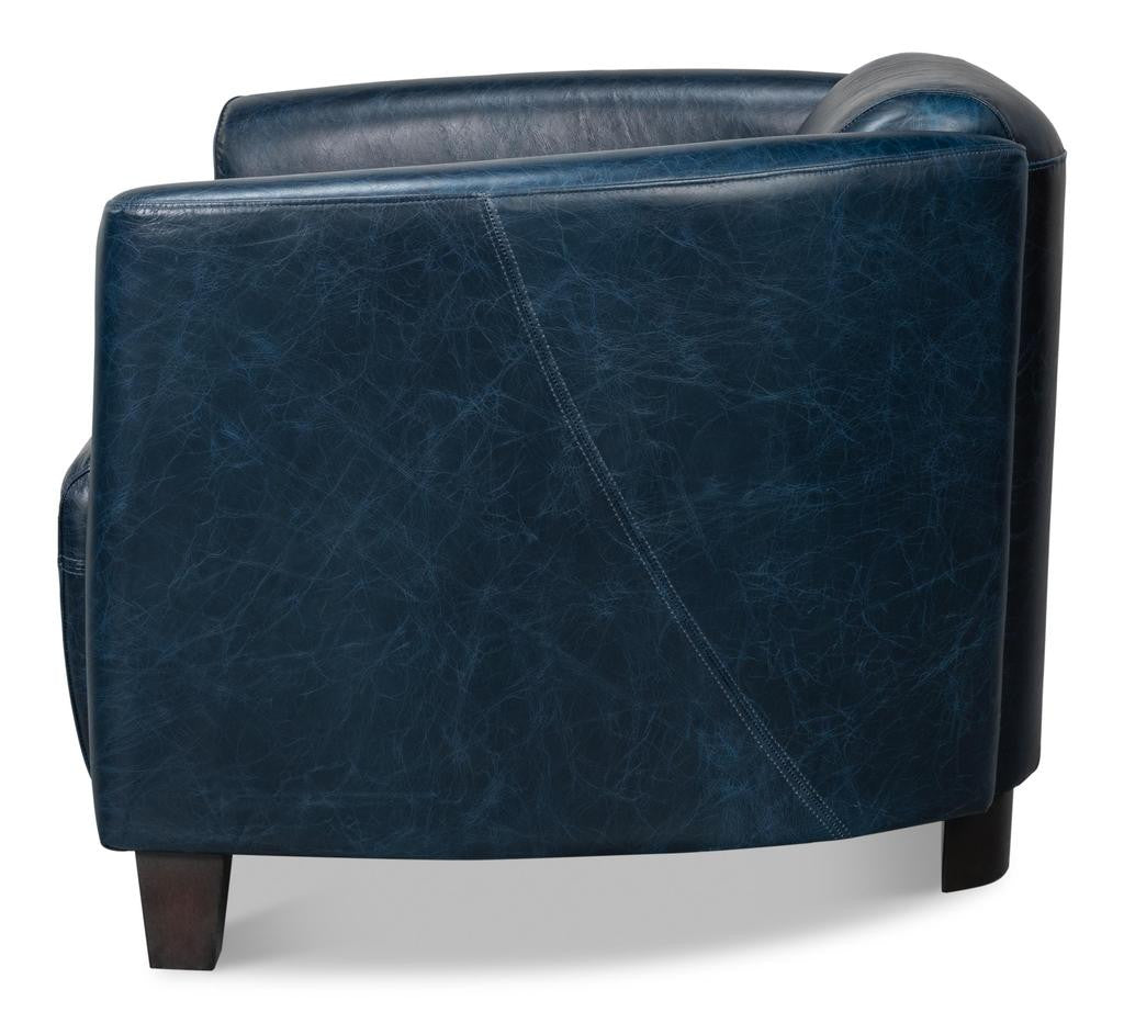 Mandy Blue Arm Chair - Ornate Home