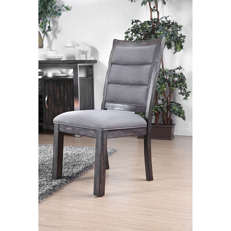 Mandy Gray Side Chair (Set of 2) - Ornate Home