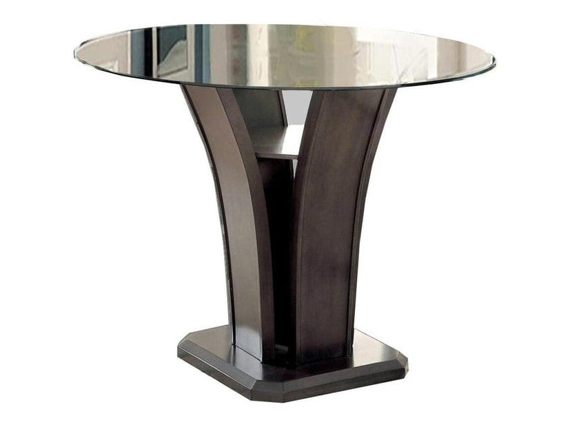 Manhattan Gray Round Counter Height Table - Ornate Home