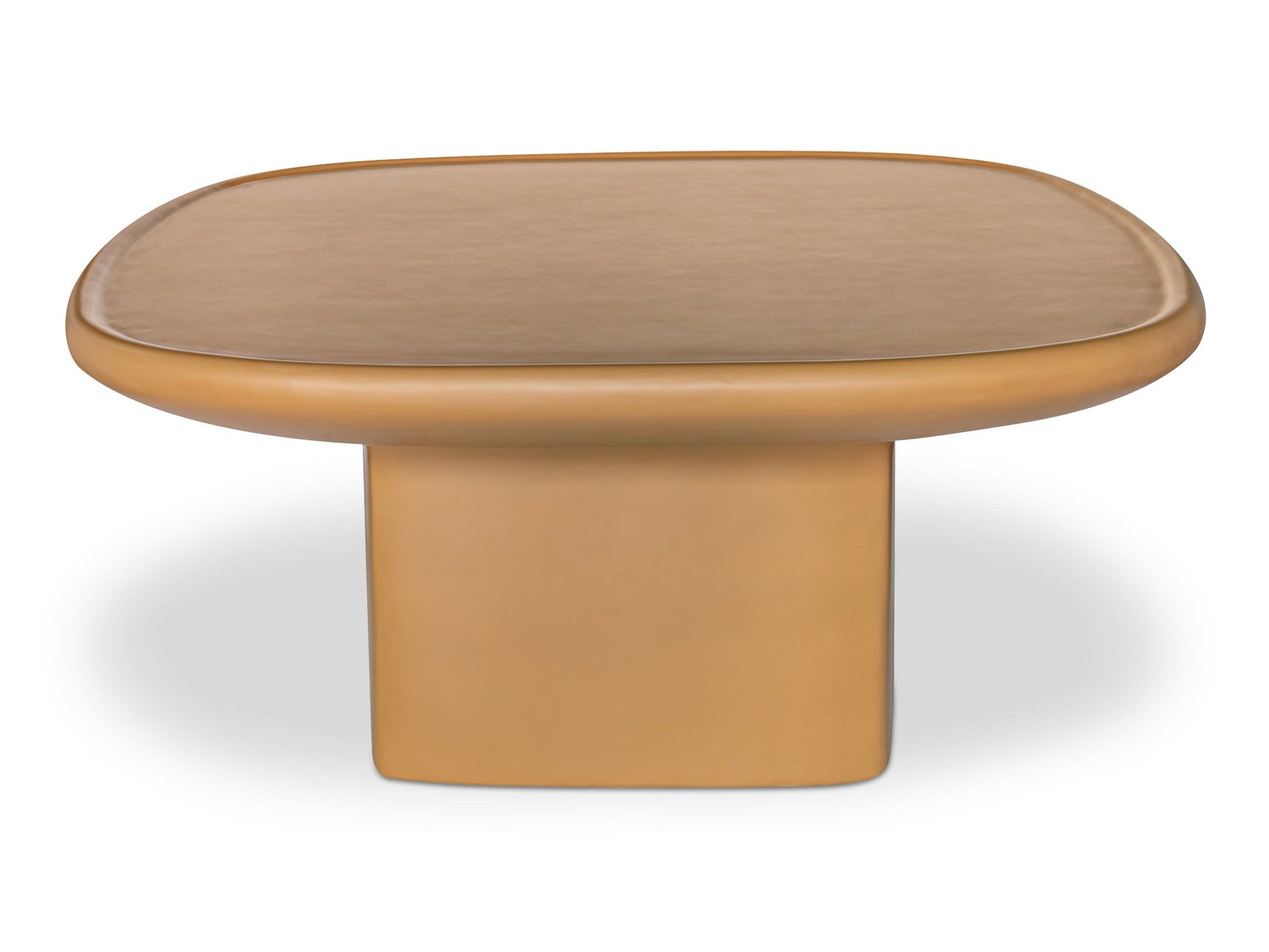 Manon Deep Yellow Outdoor Coffee Table - Ornate Home