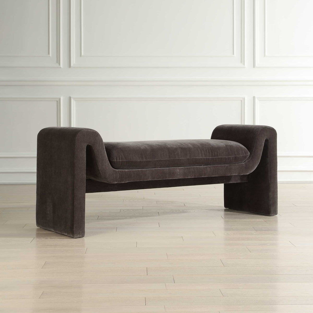 Manson Charcoal Modern Bench - Ornate Home