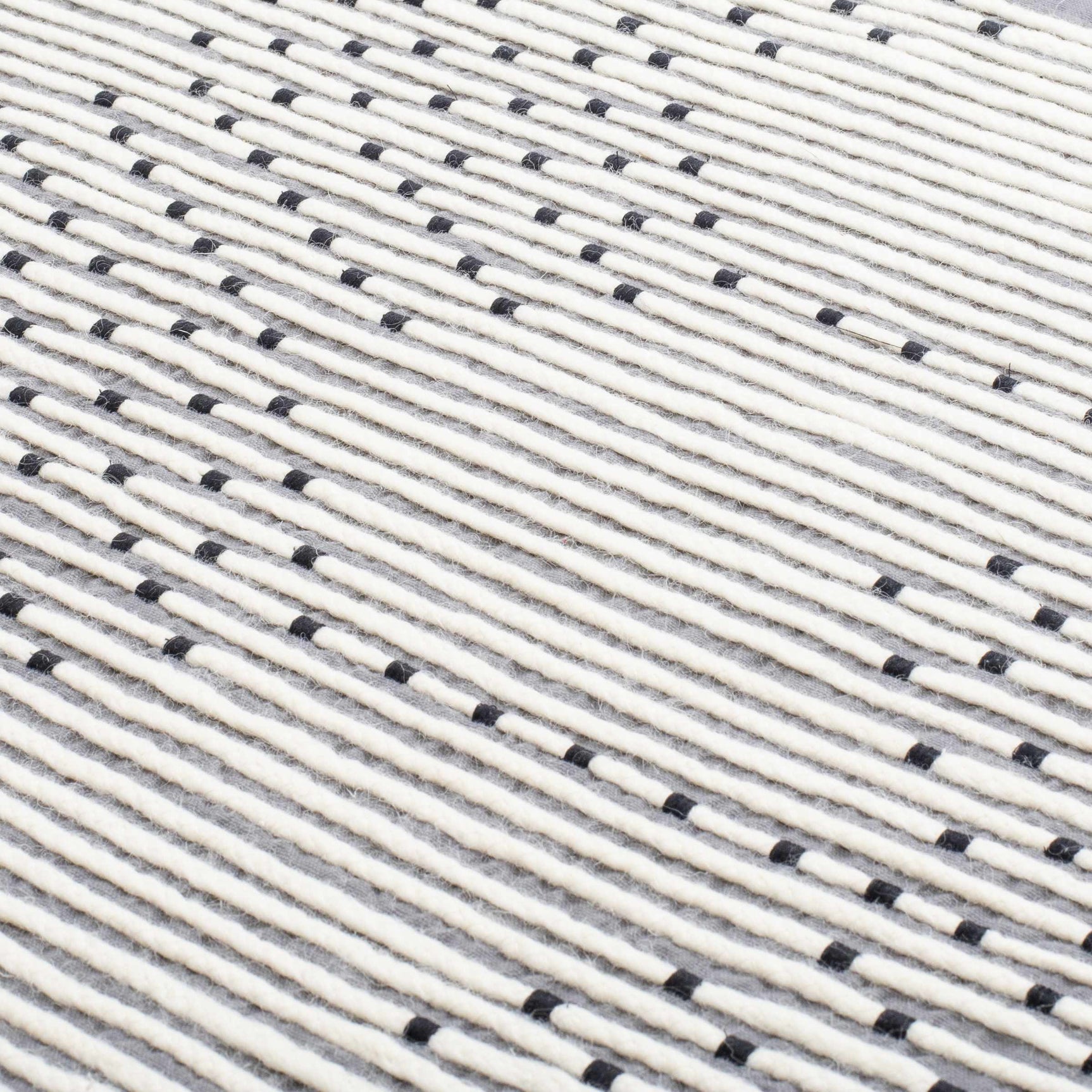 Mansura Gray and White Patterned Wall Hanging - Ornate Home