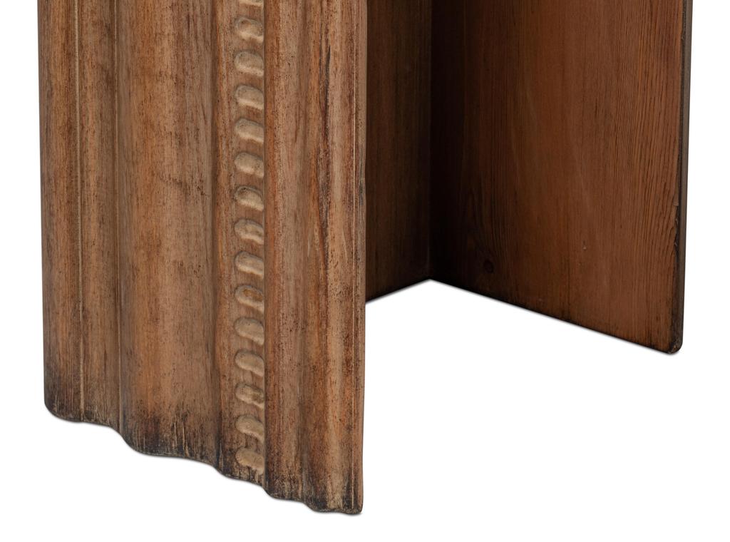 Mantel Brown Console - Ornate Home