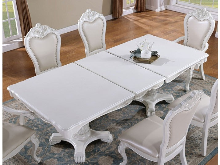 Manzanita White 7 Pc. Dining Room Set - Ornate Home