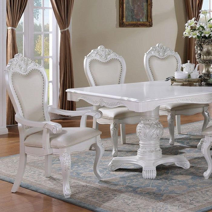 Manzanita White 9 Pc. Dining Room Set - Ornate Home