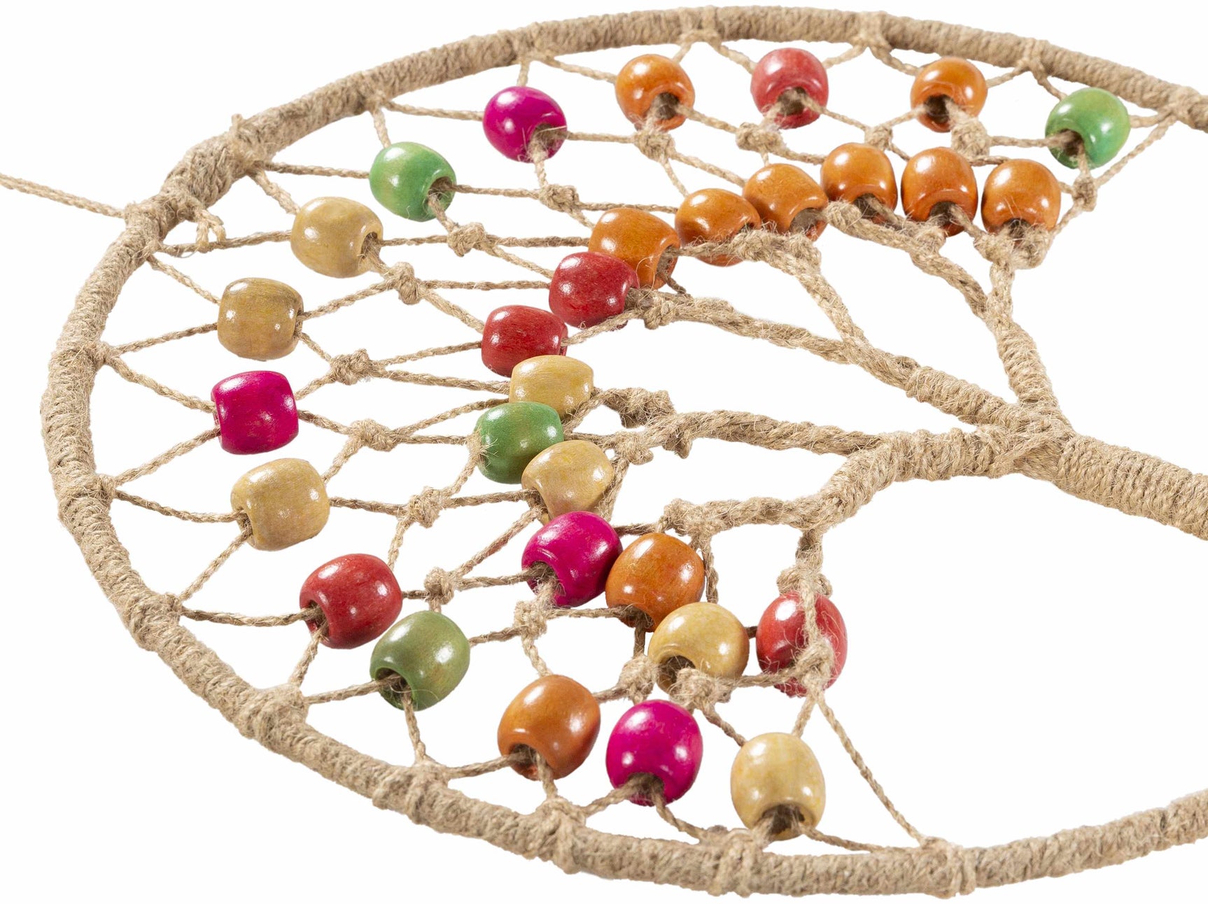 Mapua Colorful Beaded Macrame Wall Hanging Decor - Clearance - Ornate Home