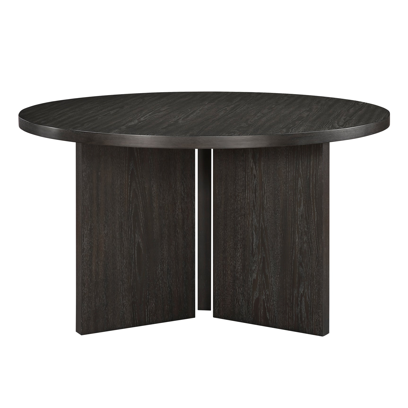 Marais Ebony/Orange 5-Piece Round Dining Table Set - Ornate Home