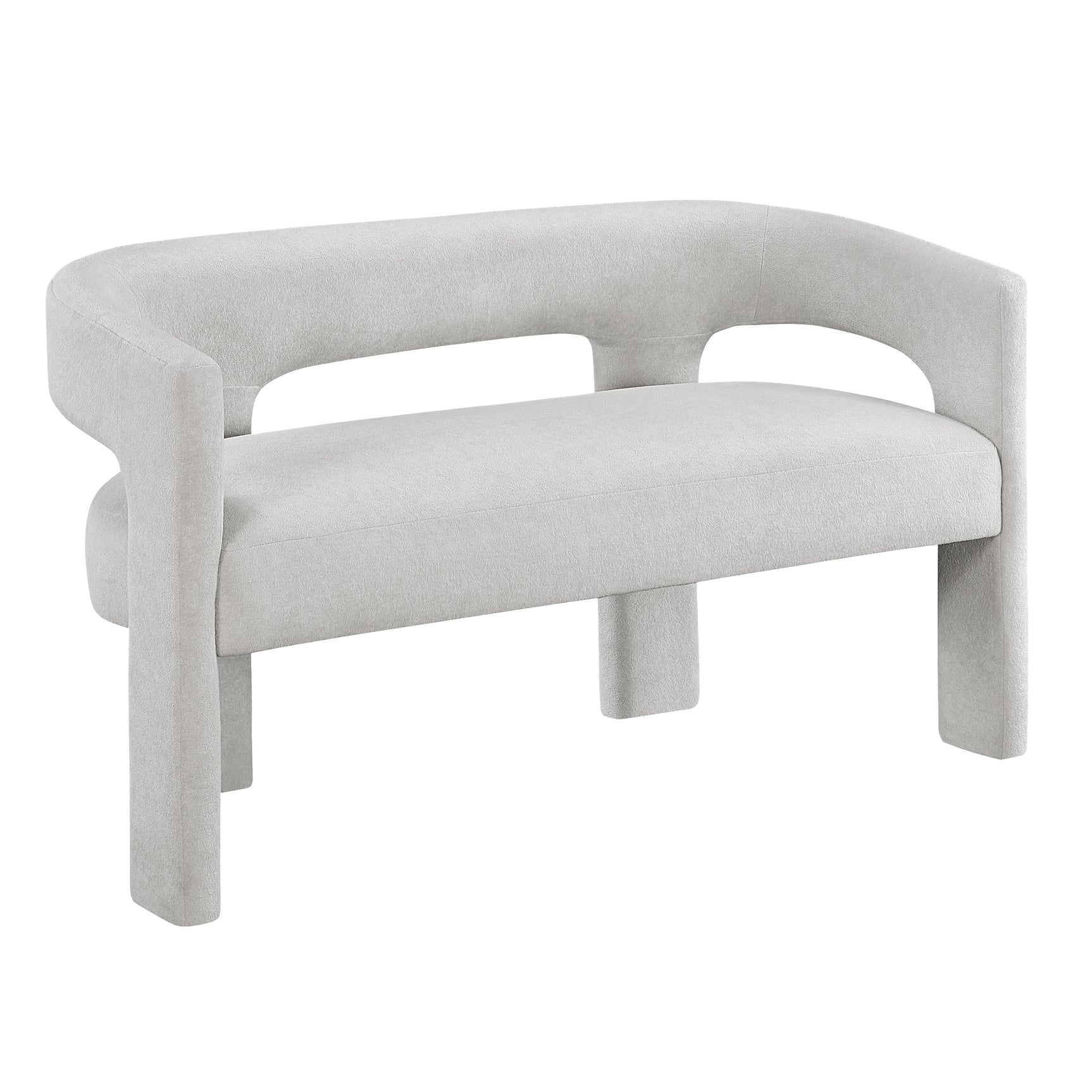 Marais Light Gray Bench - Ornate Home