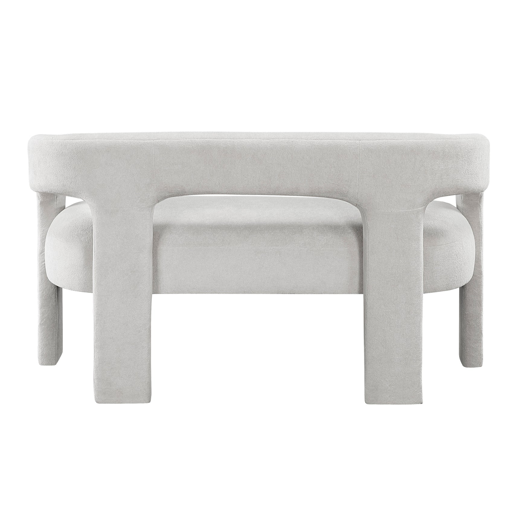 Marais Light Gray Bench - Ornate Home