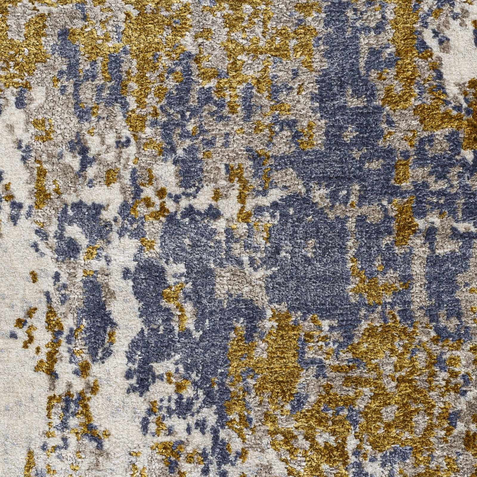 Maralal Mustard & Blue Area Rug - Clearance - Ornate Home