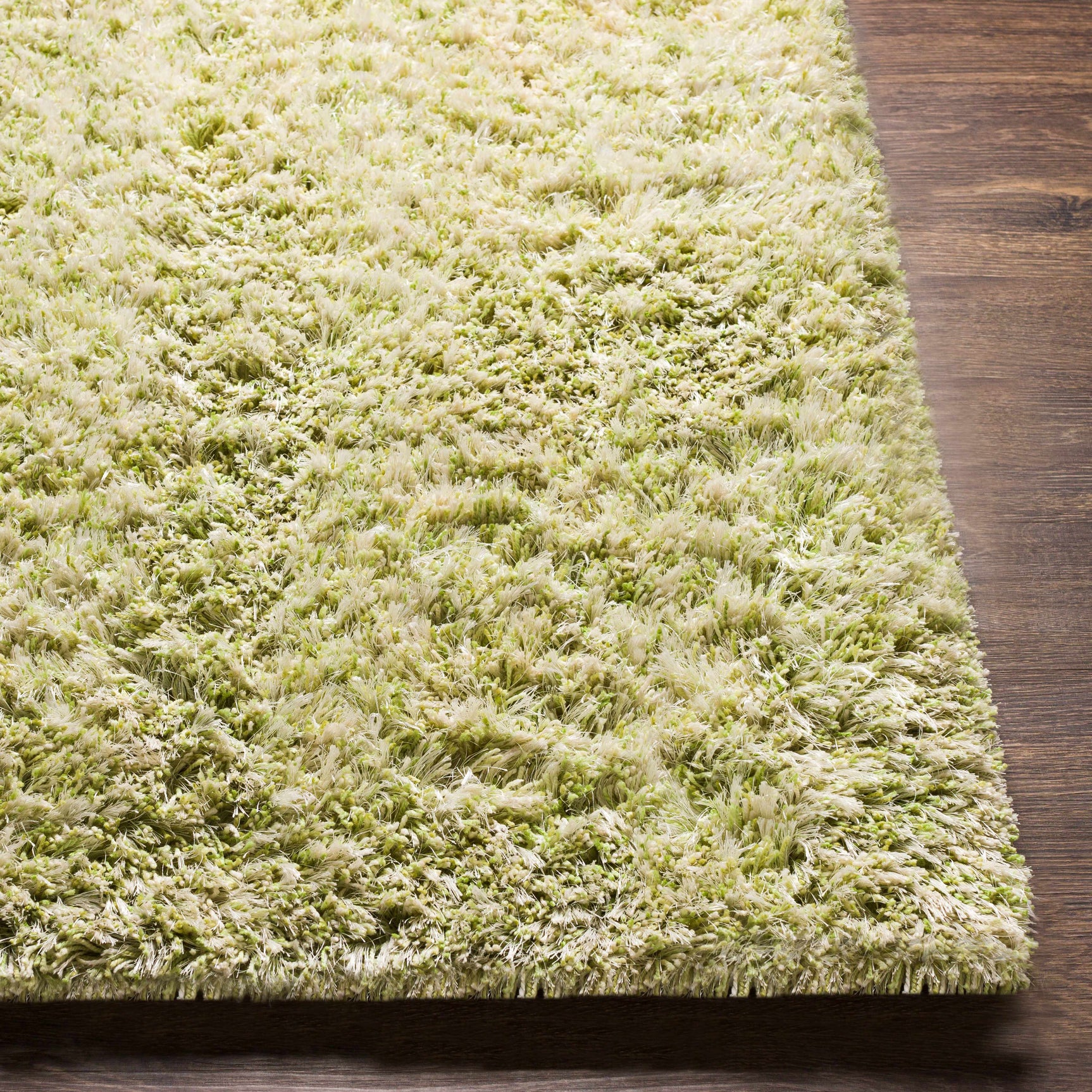 Marao Solid Grass Green Plush Rug - Clearance - Ornate Home