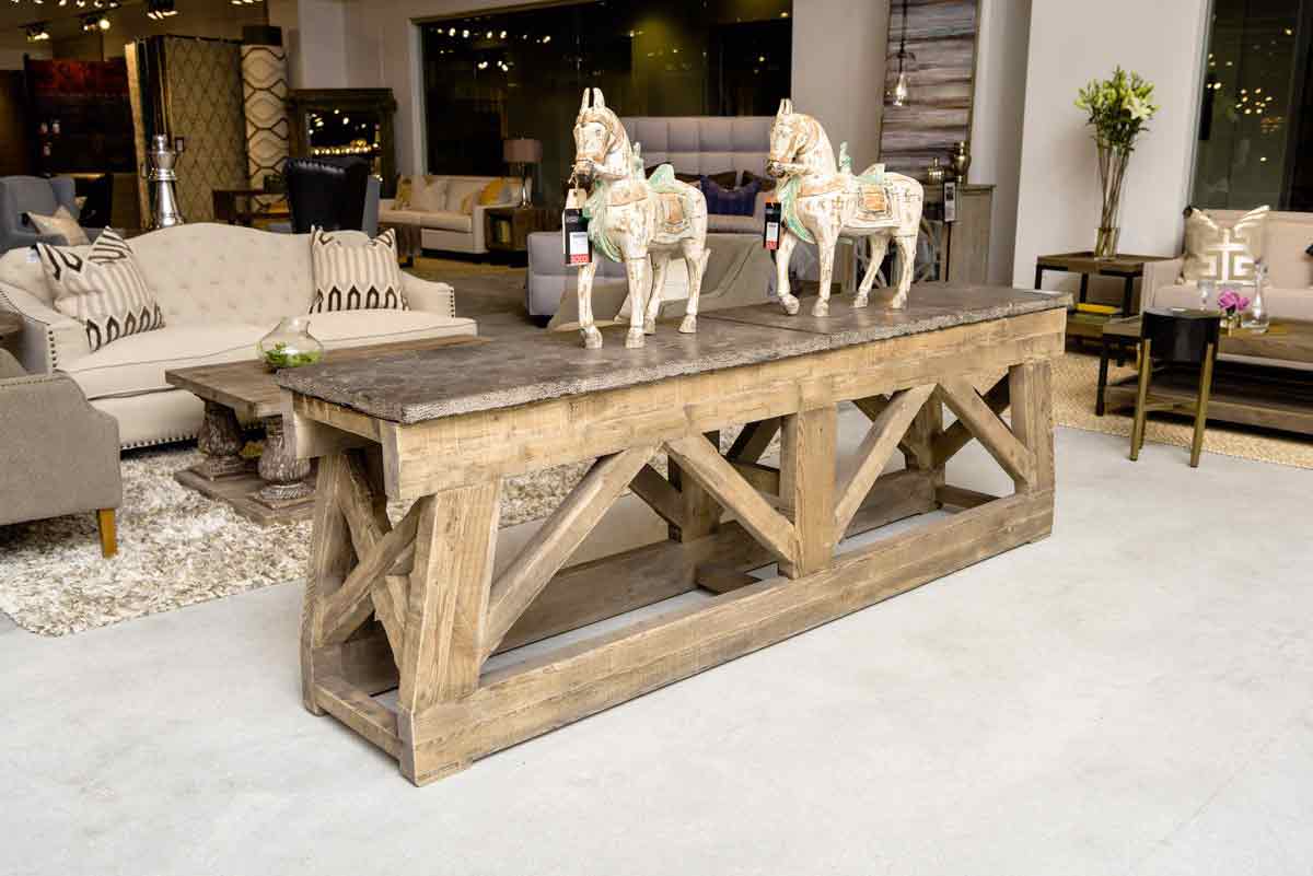 Marbella Brown Console Table - Ornate Home