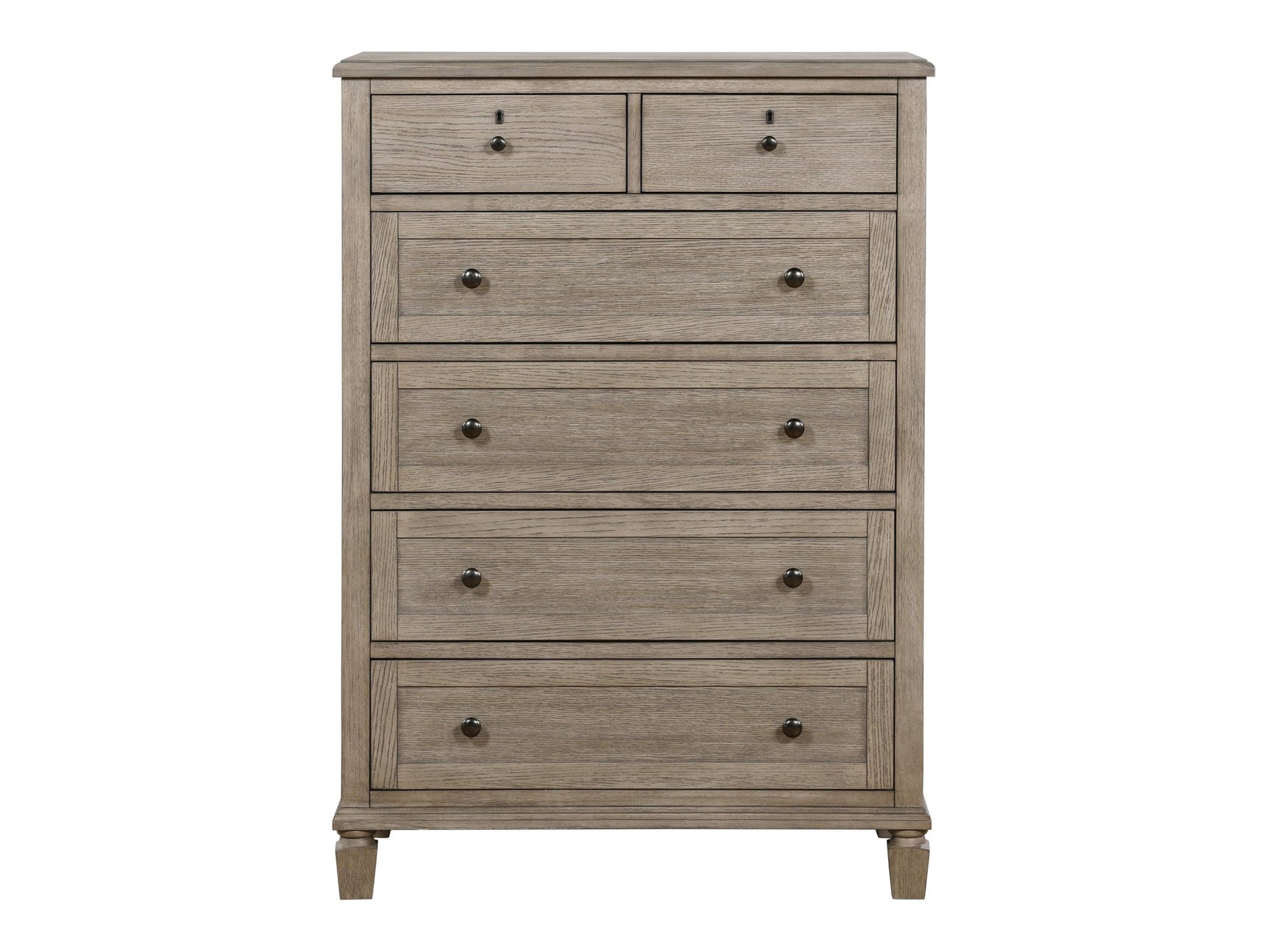 Marceline Gray Oak Chest - Ornate Home
