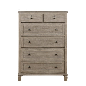 Marceline Gray Oak Chest - Ornate Home