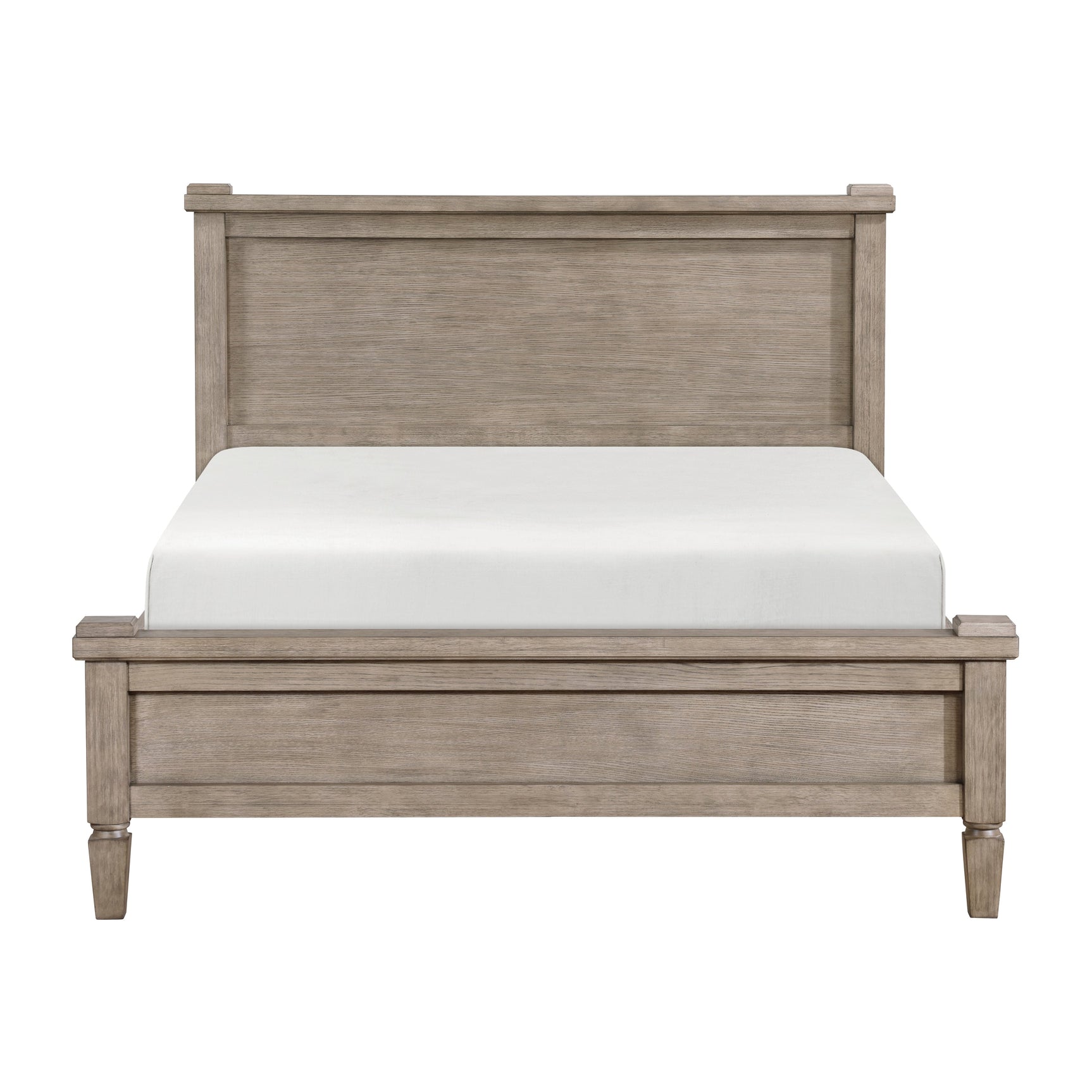 Marceline Gray Oak Queen Platform Bed - Ornate Home