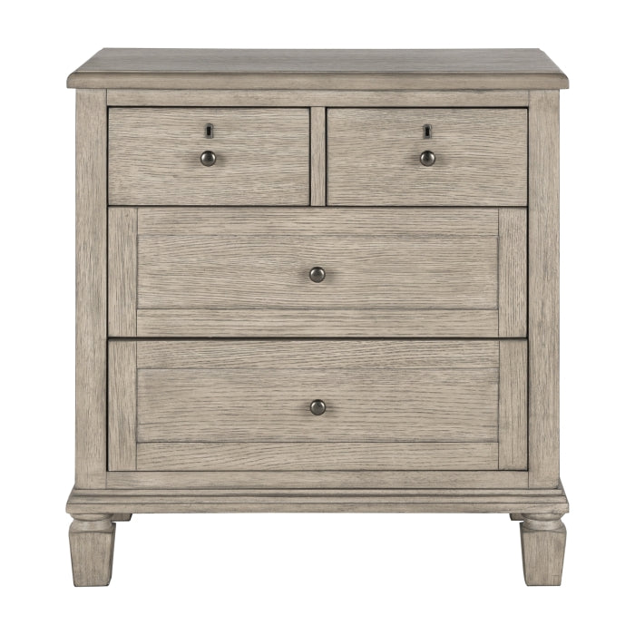 Marceline Tan 4 Drawers Nightstand - Ornate Home