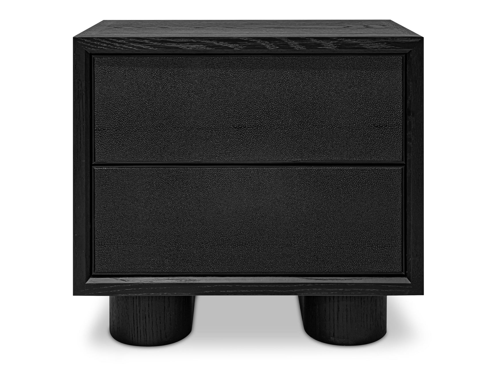 Marcelle Black Nightstand - Ornate Home