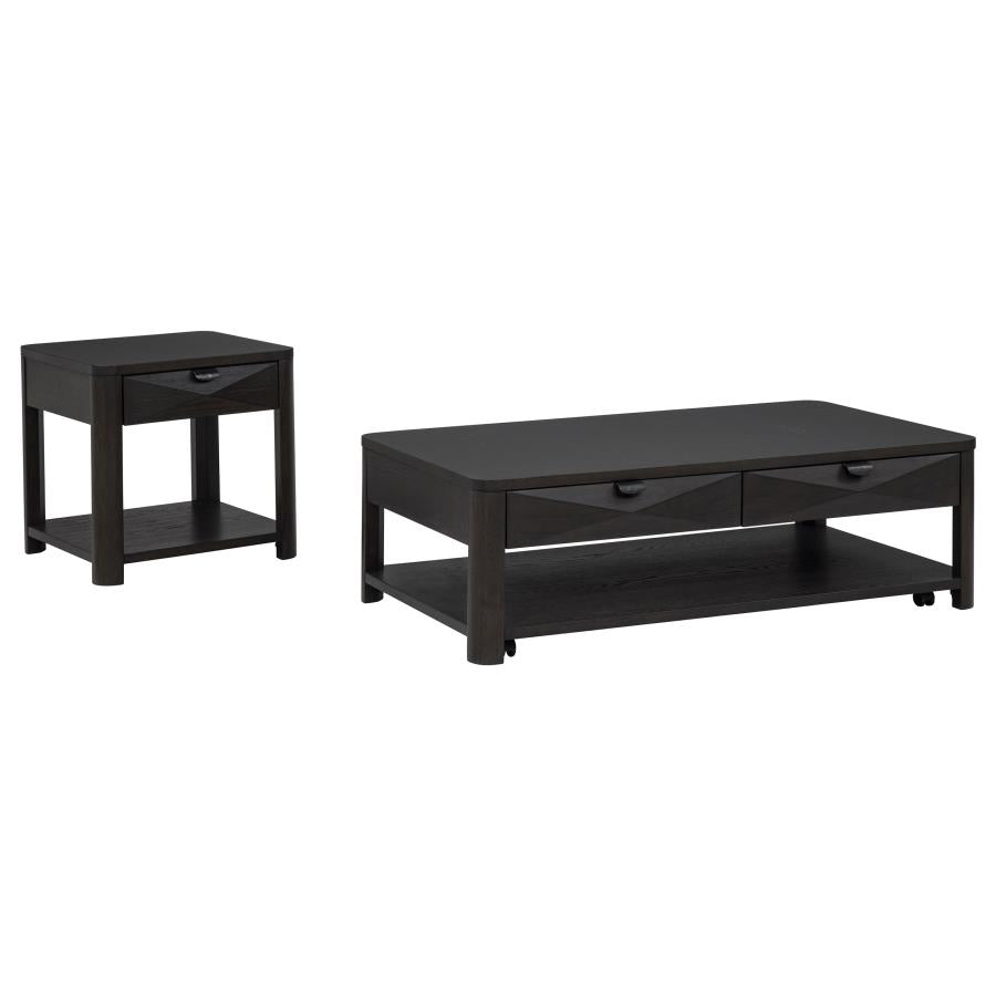 Marcelo Coffee 2-piece Table Set with Storage - Ornate Home