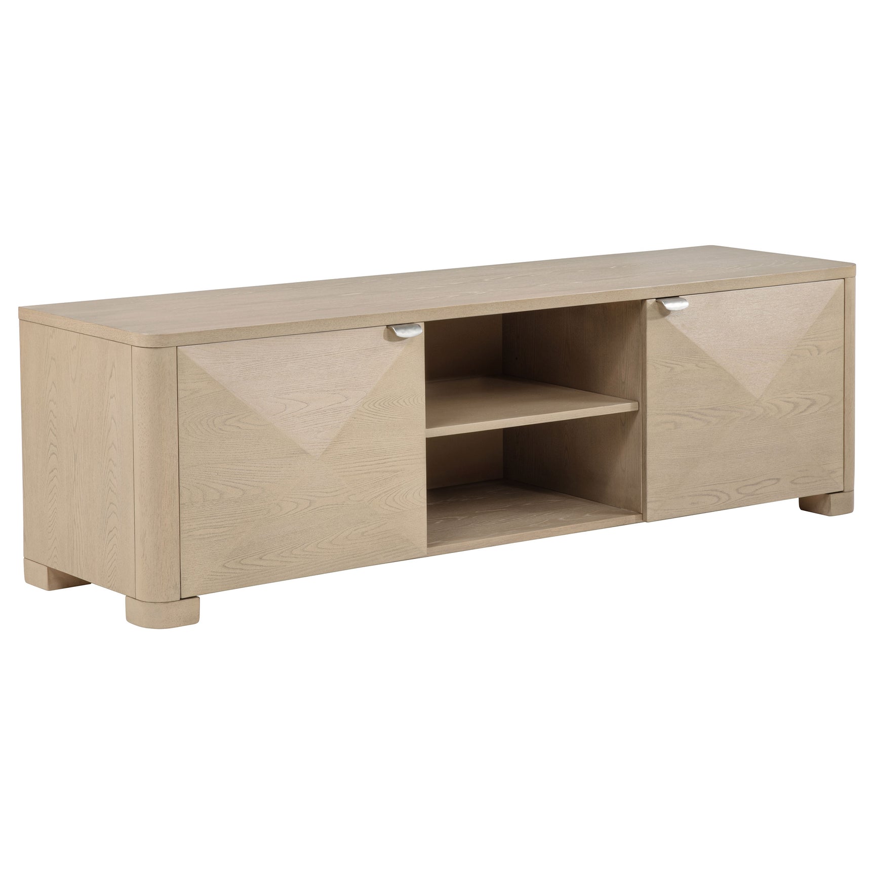 Marcelo Light Elm 71-inch TV Stand Media Console - Ornate Home