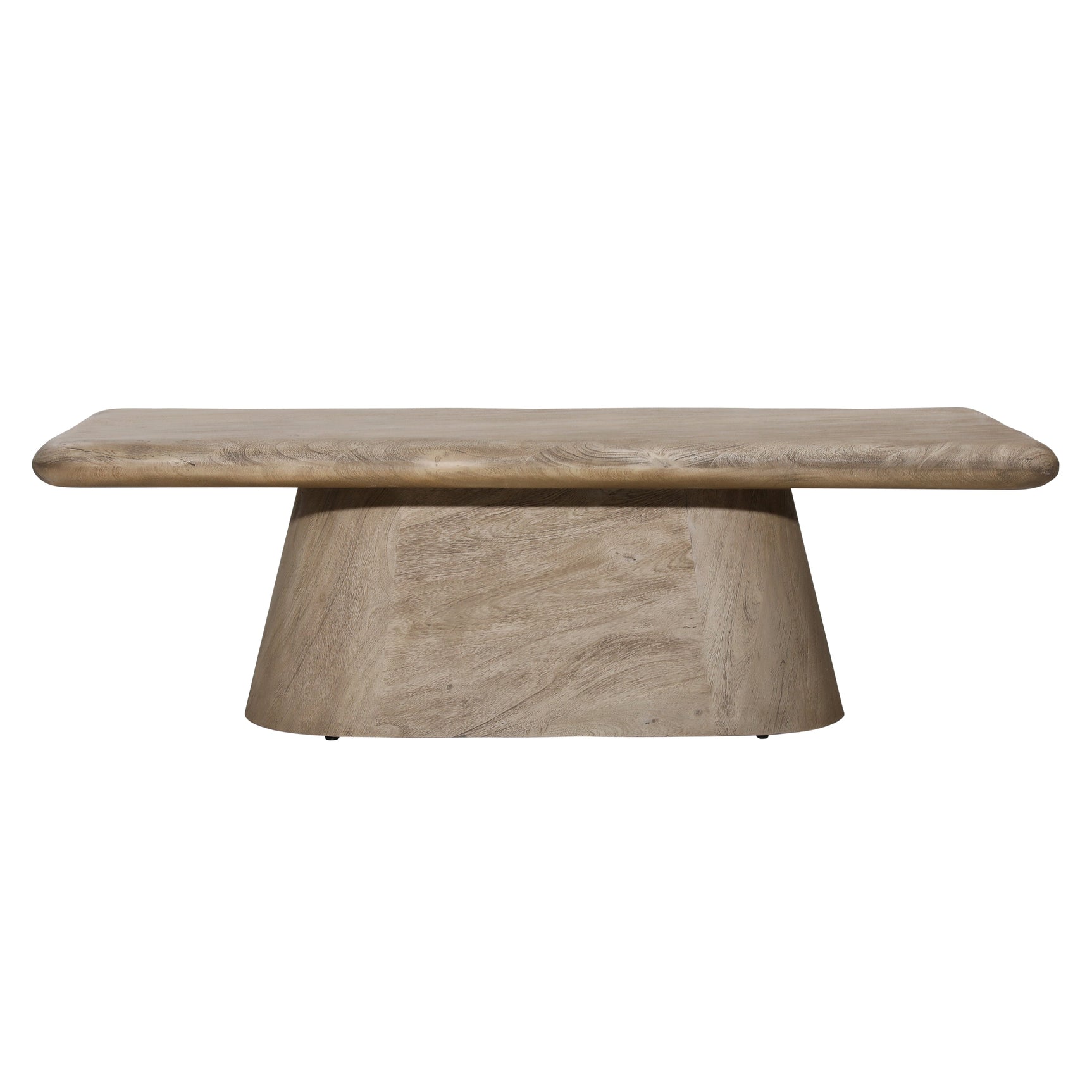 Marci Natural Sandblasted Coffee Table - Ornate Home