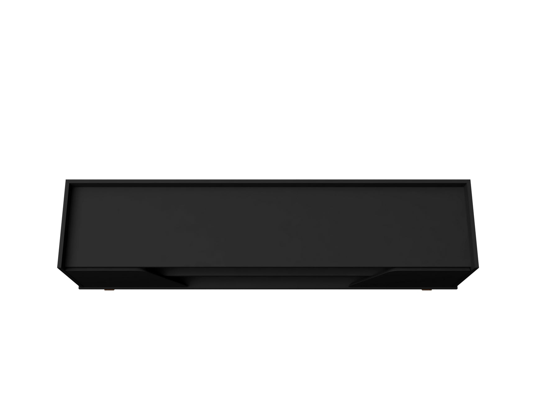 Marcus 62.99 TV Stand in Matte Black - Ornate Home