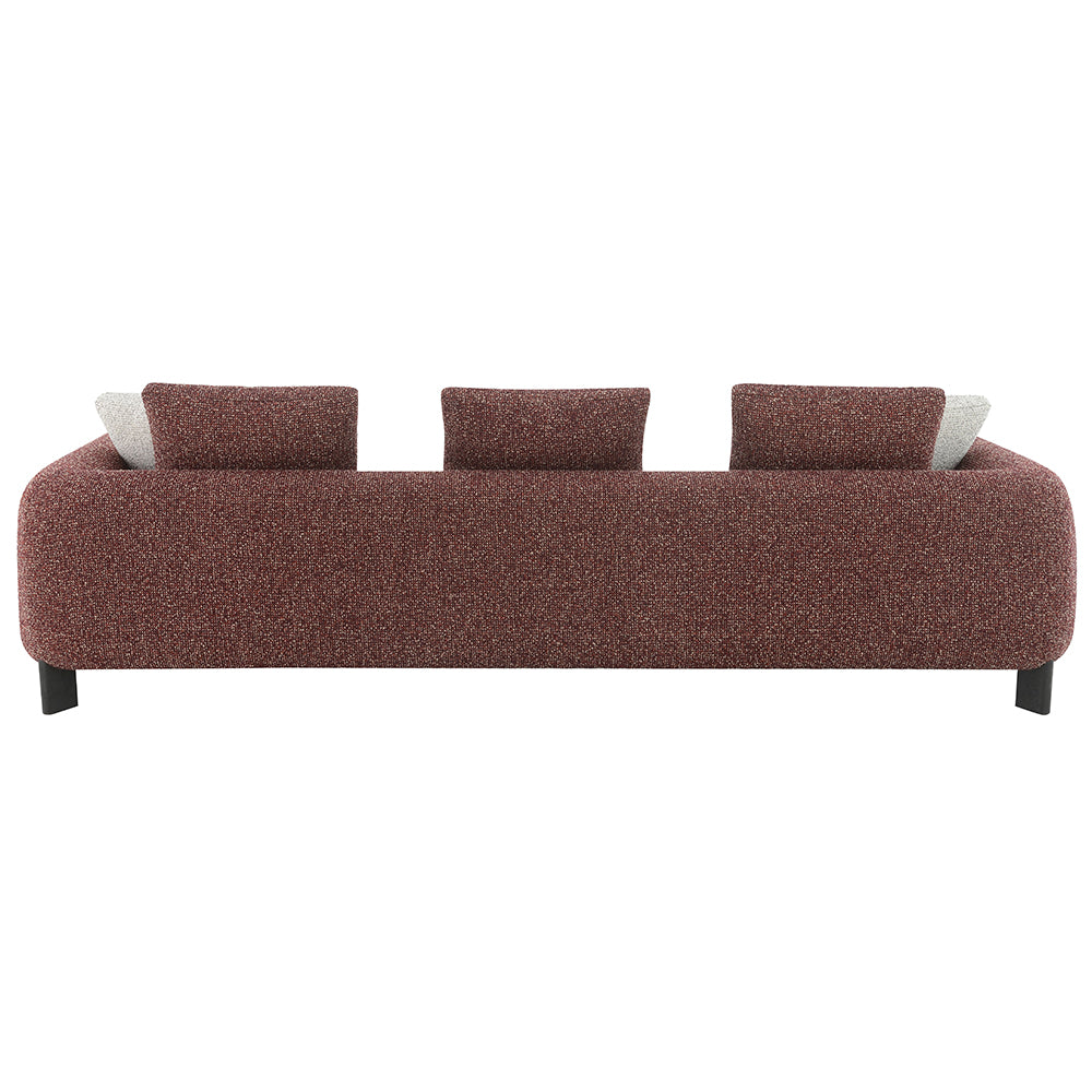 Mardi Maroon Sofa - Ornate Home