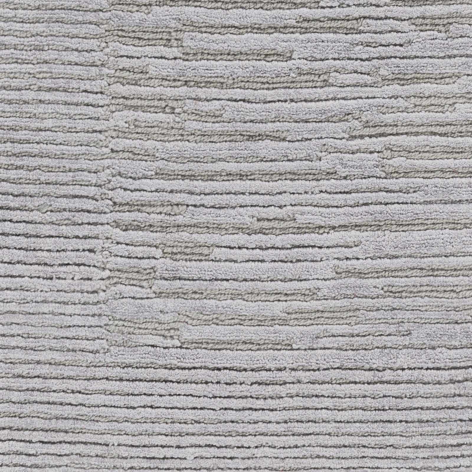 Mardi Silver Premium Wool&Silk Area Rug - Clearance - Ornate Home